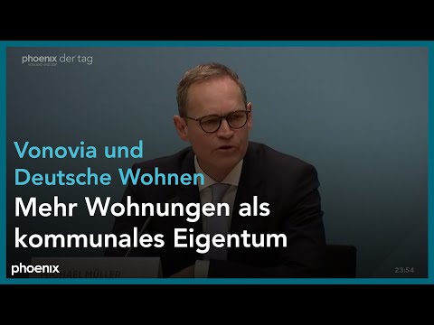 Pressekonferenz zur vereinbarten Fusion von Vonovia mit Deutsche Wohnen am 25.05.21