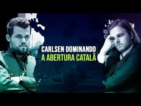 Magnus Carlsen Dominando a Abertura Catalã!