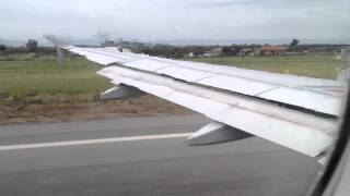 preview picture of video 'Alitalia Airbus A320 take off from Lamezia terme'