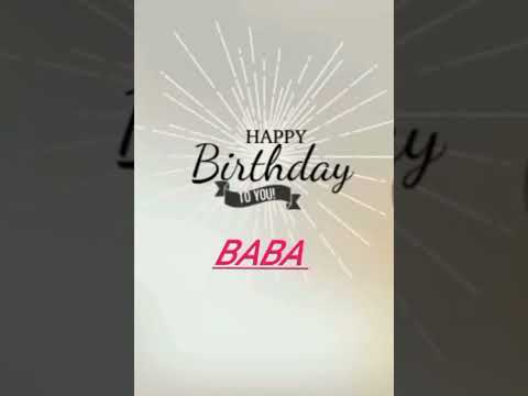 Baba Name Happy Birthday to you Video Song Happy Birthday  Song With Names