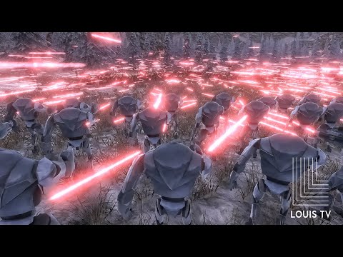 11.000 Afrika Corp vs 5.000 Super Battle Droids- Ultimate Epic Battle Simulator 2- UEBS 2