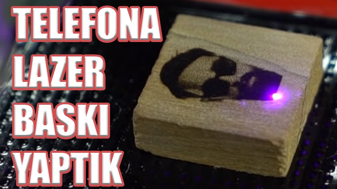 Lazer Makinesi ile Telefonun Üstüne Kendi Logomuzu Kazımayı Denedik