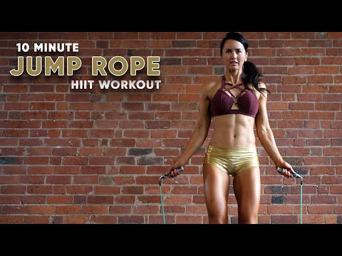 10 Min Beginner Jump Rope Workout + Cool Down Stretch