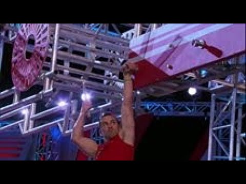 Joe Moravsky at the American Ninja Warrior National Finals Stage