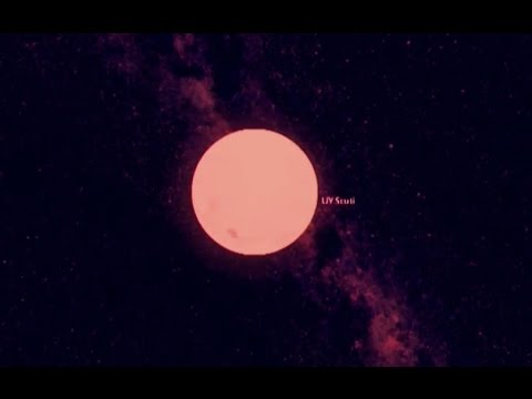 Weltall: der größte Stern der Milchstraße