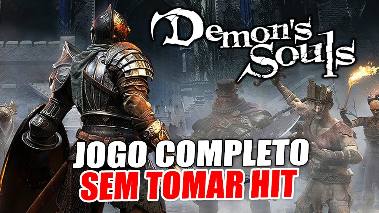 ZEREI SEM TOMAR NENHUM GOLPE! DEMON'S SOULS REMAKE NO HIT RUN ANY% [ROTA DE MAGO]