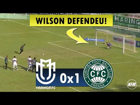 Gols e lances de Maringá x Coritiba