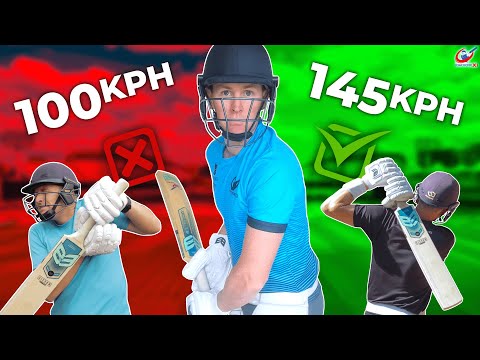 How to TRAIN to face EXTREME speed fast bowling - 145kph