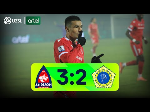Superliga 29-tur. Andijon - Xorazm bahsida kiritilgan gollar va xavfli vaziyatlar (Highlights)