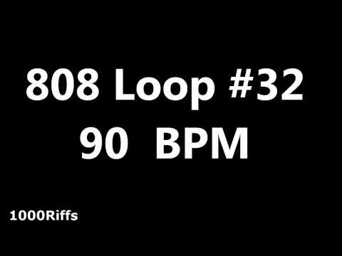 808 Loop Beat # 32 : 90 BPM : Beats Per Minute