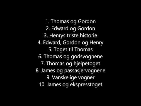Thomas og vennene hans - Sesong 1 episode liste