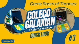 Quick Look - Coleco Galaxian Tabletop Arcade Demonstration #coleco #galaxian #spaceinvaders #retro 