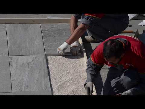 Come posare il pavimento in pietra sinterizzata su ghiaia