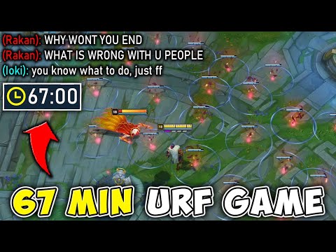 THE WORLD'S LONGEST URF GAME MAKES THE ENEMY RAGE (WE DIDN'T LET THEM END)