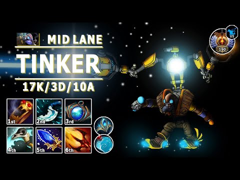 Tinker Mid Lane | 7.31c | Pos 2 Tinker Guide | Dota 2 Immortal Gameplay
