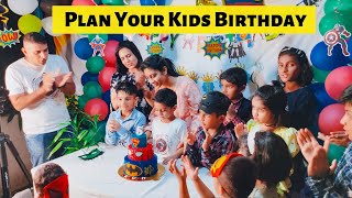 Kids Birthday Party Plan/Prep || How To Organize Birthday Party At Home || Parth