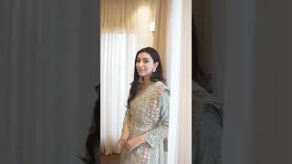 Ice Blue Embroidered Net Maxi - Video 1