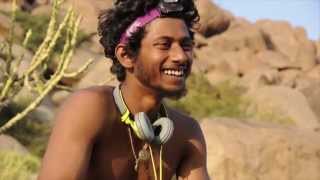 preview picture of video 'HAMPI Sandeep climbs Flying Time (7c)'