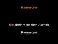 Rammstein - Rammstein (instrumental with lyrics ...