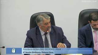 Sessão ordinária da Câmara de Vereadores Irati 21/03/2023