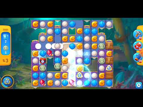 Fishdom. 7861 level no boosters and diamonds - 13 moves