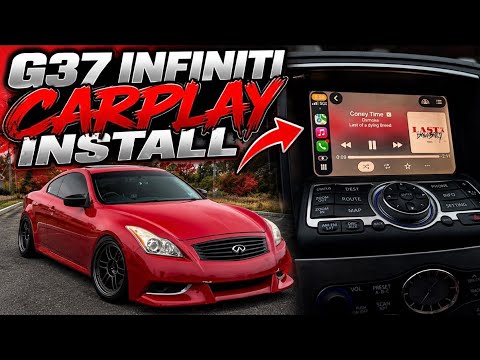 THE G37 GETS APPLE CARPLAY!! | VHRDJ