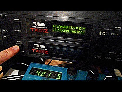 Yamaha TX81Z FM Synth Sounds Demo #2