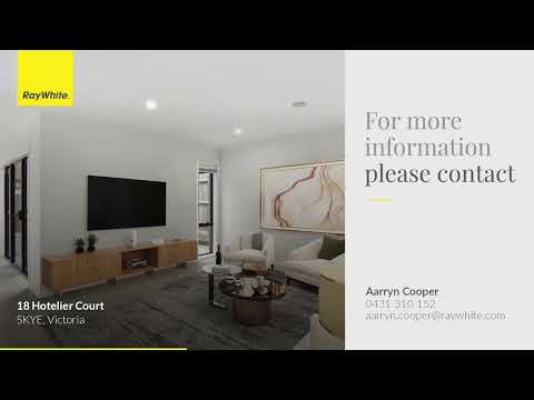 18 Hotelier Court, Skye, VIC 3977, 3 Bedrooms, 3 Bathrooms, Townhouse