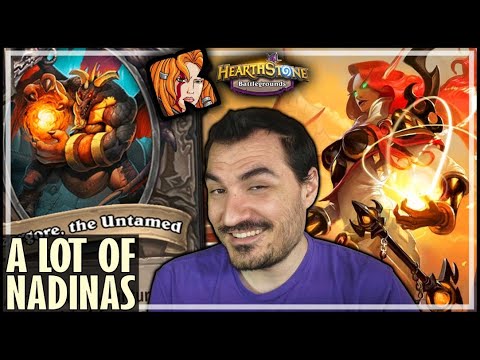 MORE NADINAS THAN DRAGONS?! - Hearthstone Battlegrounds