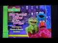 Sesame Street Sing Yourself Sillier At The Movies 2009 DVD Menu Walkthrough