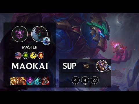 Maokai Support vs Blitzcrank - NA Master Patch 11.16
