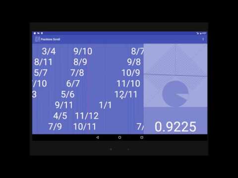 Fractions Scroll