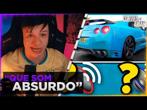 ARUAN REAGE A ADIVINHE O CARRO PELO SOM (FORCEMAN QUIZ) - Cortes do Aruan