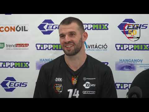 Sajtótájékoztató az Egis Körmend - Atomerőmű SE (100-97) mérkőzés után