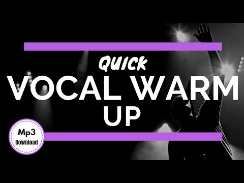 Get Stage-Ready Fast – Quick Pro Vocal Warm-Up & Free MP3