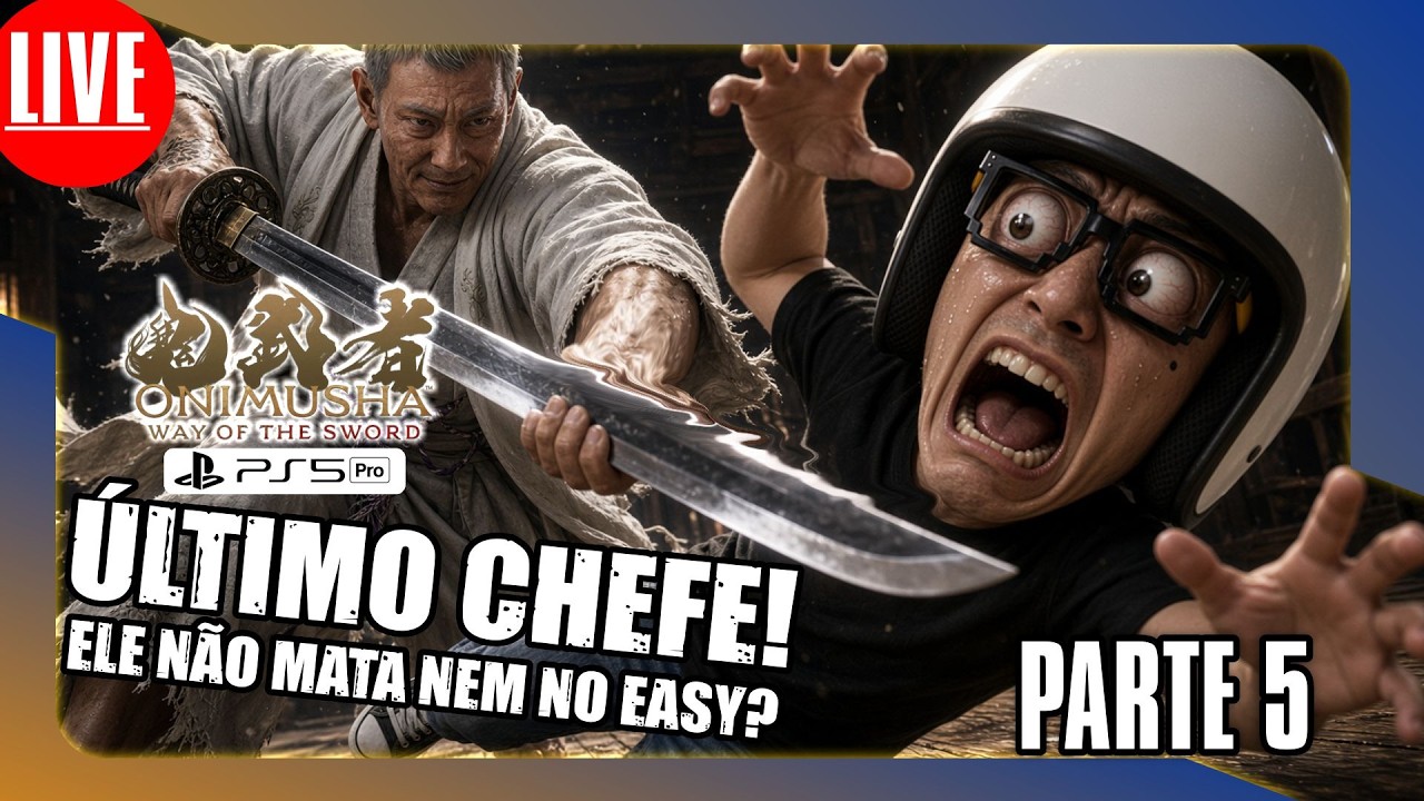 🎮🚨AO VIVO -  ULTIMO CHEFE! NÃO MATA NEM NO EASY Omimusha: Way of the Sword PARTE 5 PS5 PRO #onimusha