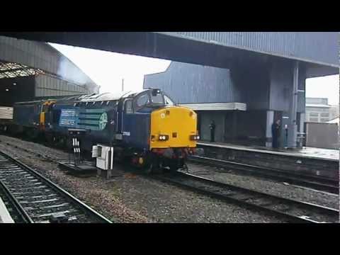 DRS Class 37&20 no's: 37608-20304 @ Bristol TM Working 6M67 On The 27-04-2012.