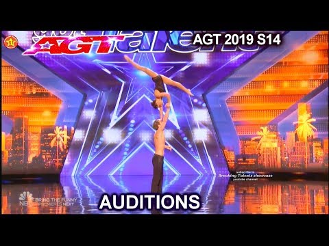 Duo MainTenanT Acrobatic Dance Olympic Gymnasts BLEW THEM AWAY | America's Got Talent 2019 Audition