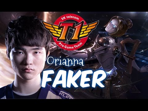 SKT T1 Faker ORIANNA Mid vs Twisted Fate - Patch 5.21 EUW | League of Legends