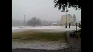 preview picture of video 'Snow falling at the Riviera on Vaal Hotel & Country Club'