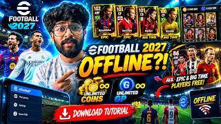 eFootball 2027 UNLIMITED COINS & GP + ALL EPIC PLAYERS FREE?! 😱🔥DOWENLOAD Full S