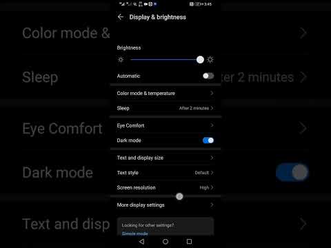 How To Turn On Eye Comfort Mode On Any Huawei Android Phone