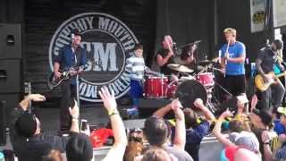 Aiden Rocking the Drums with Cowboy Mouth!