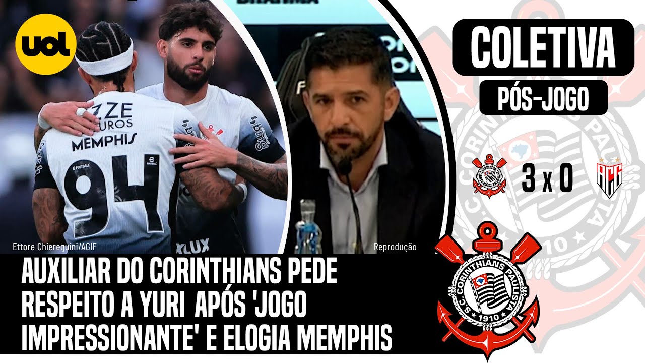 COLETIVA DO CORINTHIANS: EMILIANO DÍAZ PEDE RESPEITO A YURI ALBERTO E FAZ ELOGIOS A MEMPHIS
