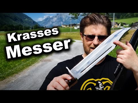 Krasses und schönes Bowiemesser Big Bowie von KHHI Nepal