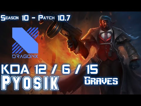 DRX Pyosik GRAVES vs KARTHUS Jungle - Patch 10.7 KR Ranked