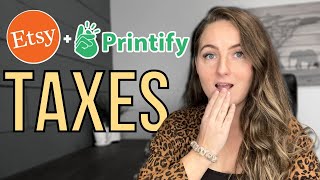 Etsy + Print On Demand Taxes For Beginners