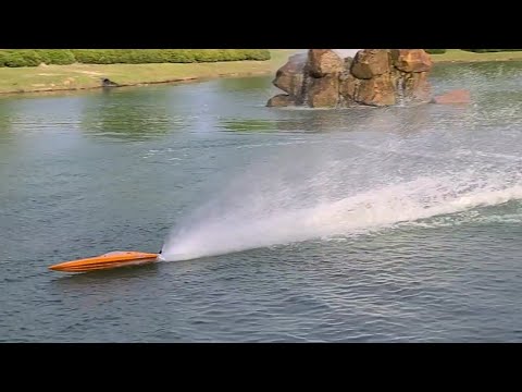 RC Boat Bitz 175a Esc Quick Install & Test Deltaforce 35 GPS Tested - Fast Electric Rc Boat