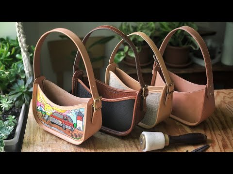 An EASY Leather Baguette Tutorial (with PATTERN!)