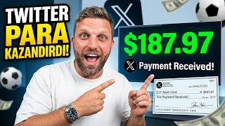 X'ten İlk Ödememi Aldım! (187,97$) 🤑 | X den Para Kazanma